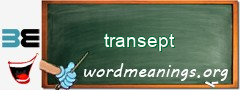WordMeaning blackboard for transept